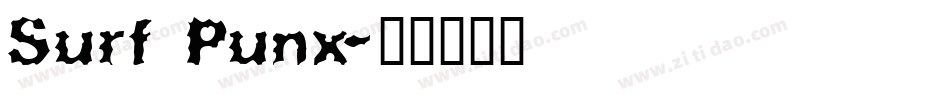 Surf Punx字体转换